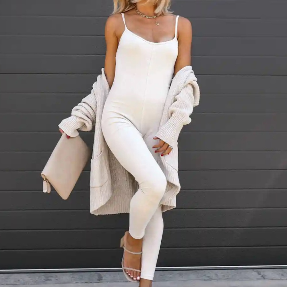 Vici jumpsuit in shade oatmeal